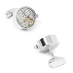 Working Watch Movement Steampunk Cufflinks