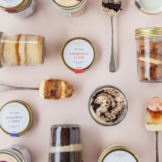 Cake in Jar from Mason Baker