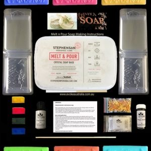 Soap Making Kit with Colour, Fragrance & 10 Spring Shaped Moulds